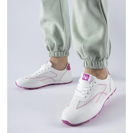 Sneaker sportiva bianca Pinarella bianco 1