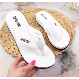 Infradito con zeppa bianche Big Star JJ274A333 bianco 2