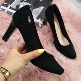 Décolleté Sergio Leone W SK39T in camoscio nero 1