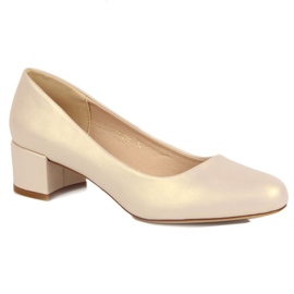 Décolleté a blocco beige Sergio Leone W SK354D 1