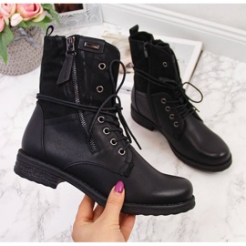 Borsa Jezzi W JEZ254A con lacci e cerniera, nera nero 1