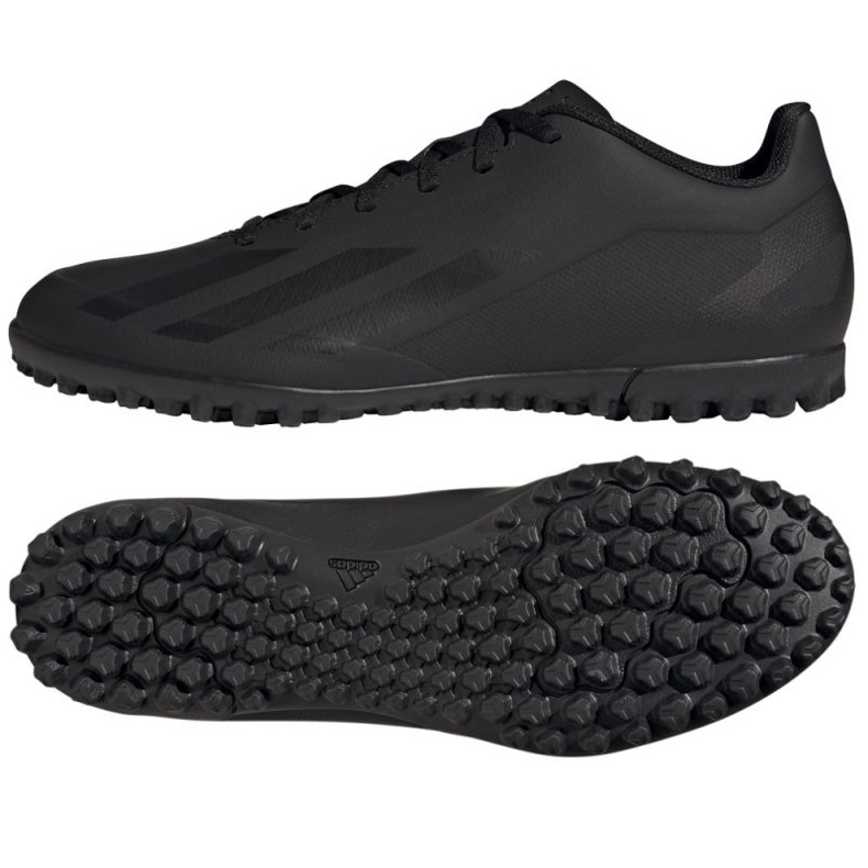 Scarpe da calcio adidas X Crazyfast.4 Tf M IE1577 nero 1
