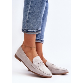 Mocassini Classici da Donna Olevin Grigio 2