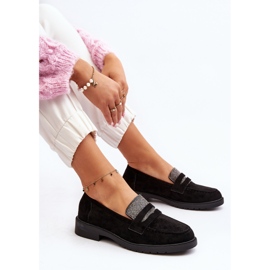 Mocassini Decorati da Donna Neri di Dananei nero 1