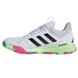 Scarpe da pallamano Adidas Court Flight W IE0840 bianco 1