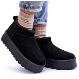 Stivali da neve in pelle scamosciata femminile nero 6