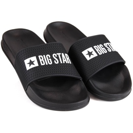 Infradito sportive da uomo nere Big Star JJ174505 nero 1