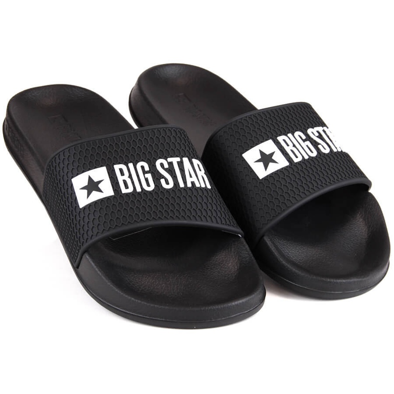 Infradito sportive da uomo nere Big Star JJ174505 nero 1