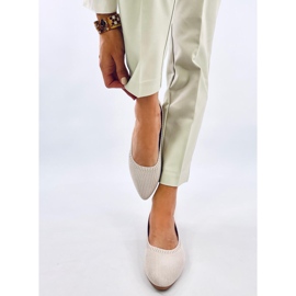 Ballerine traforate Kreiss Beige 1