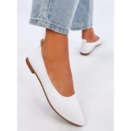 Kreiss Ballerine traforate bianche bianco 2