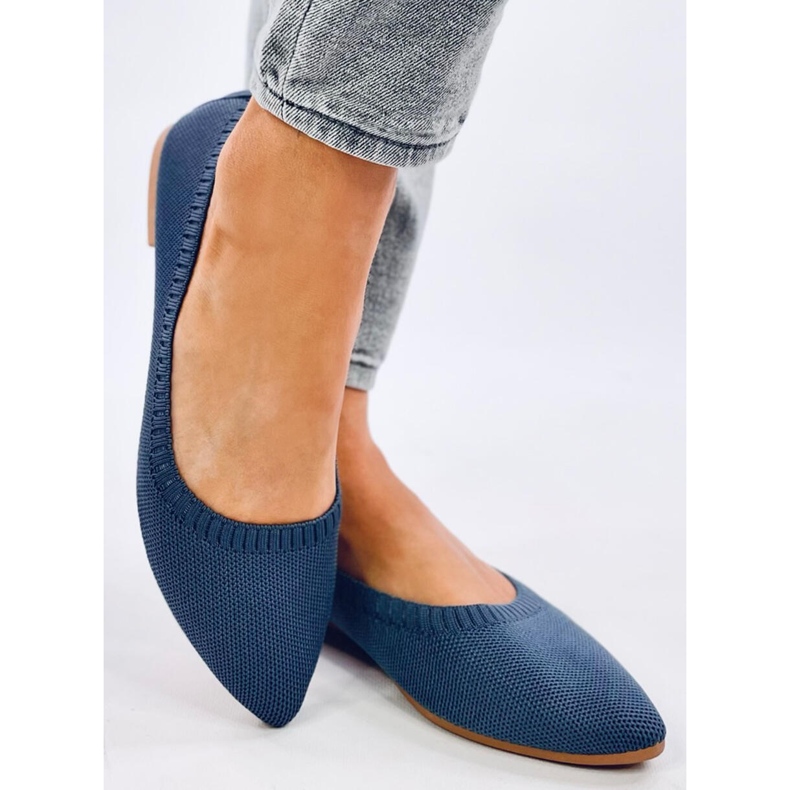 Kreiss Ballerine traforate blu 2