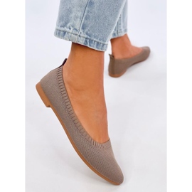 Ballerine traforate Kreiss Khaki marrone 2
