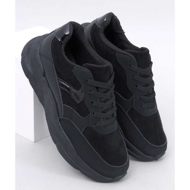 Clervie Scarpe da ginnastica con zeppa nere nero 1