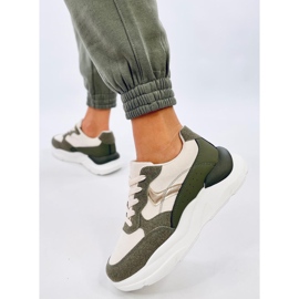 Scarpe da ginnastica con zeppa Clervie Green verde 2