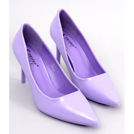 Décolleté a stiletto laccate Charlotte Purple viola 1