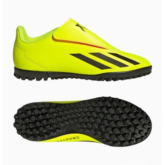 Scarpe Adidas X Crazyfast Club Vel Tf Jr IF0713 giallo 1