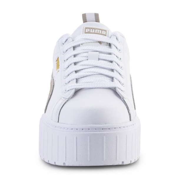 Scarpe Puma Mayze Lth con plateau W 381983-02 bianco 1
