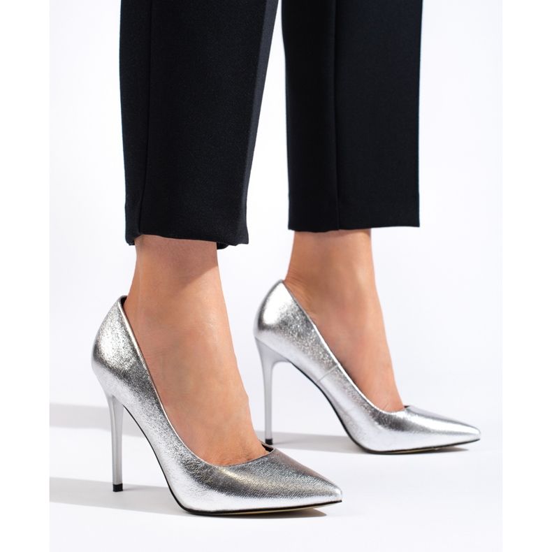 Goodin Tacchi alti alla moda d'argento 1