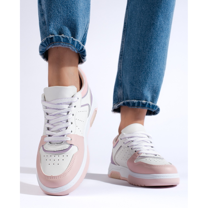 Scarpe sportive da donna Shelovet colori pastello multicolore 2