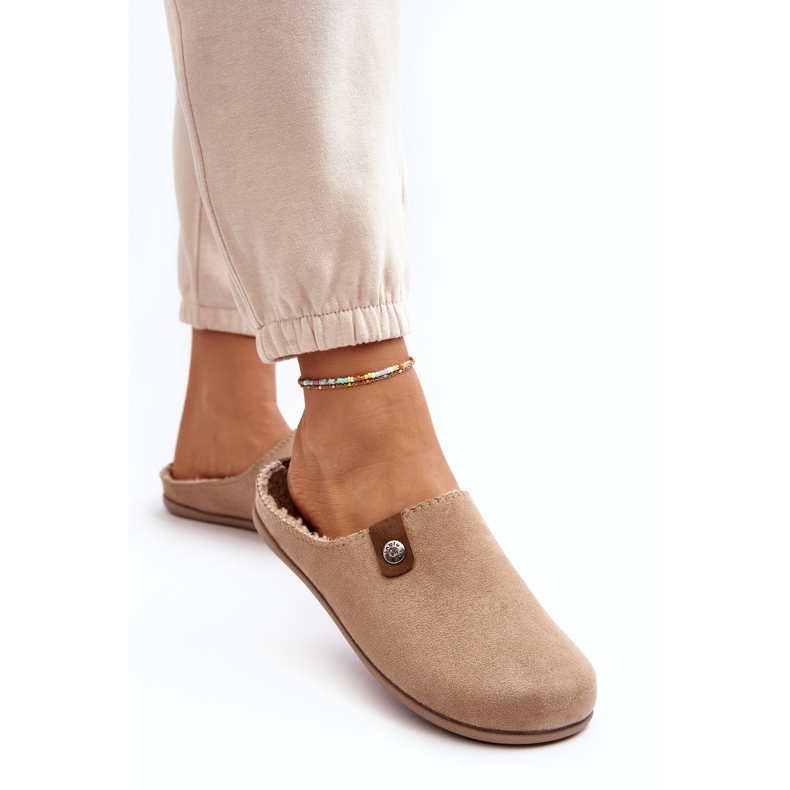 Scarpe Home Pantofole Donna Inblu GF000011 Beige 3