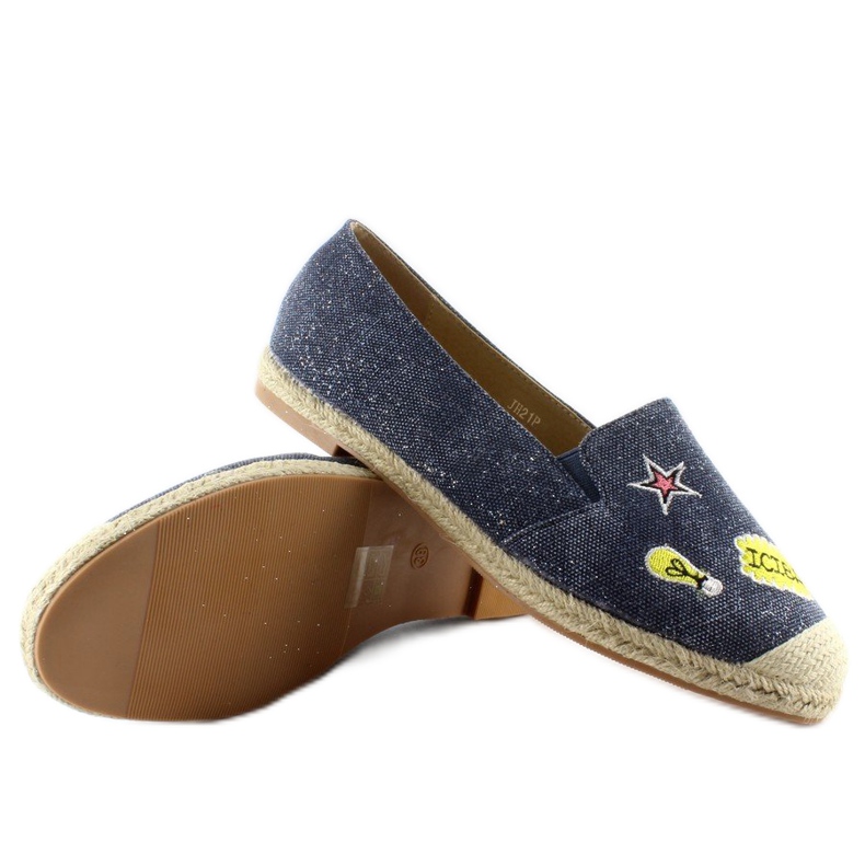 Espadrillas con toppe JH21p D. Blu blu navy 1
