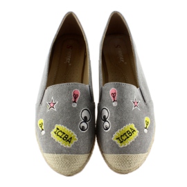 Espadrillas con toppe grigie JH21p grigio 1
