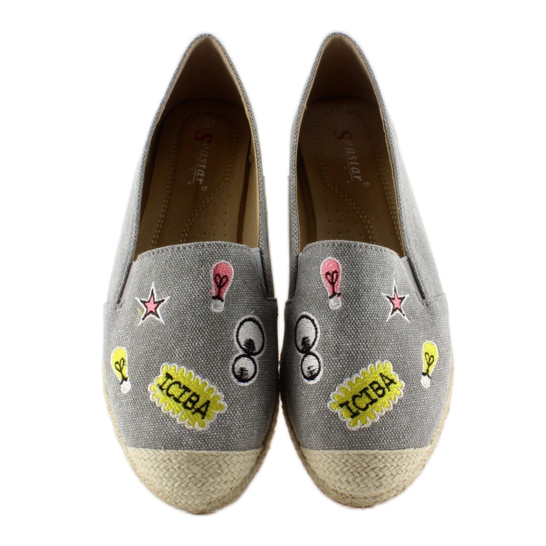 Espadrillas con toppe grigie JH21p grigio 1