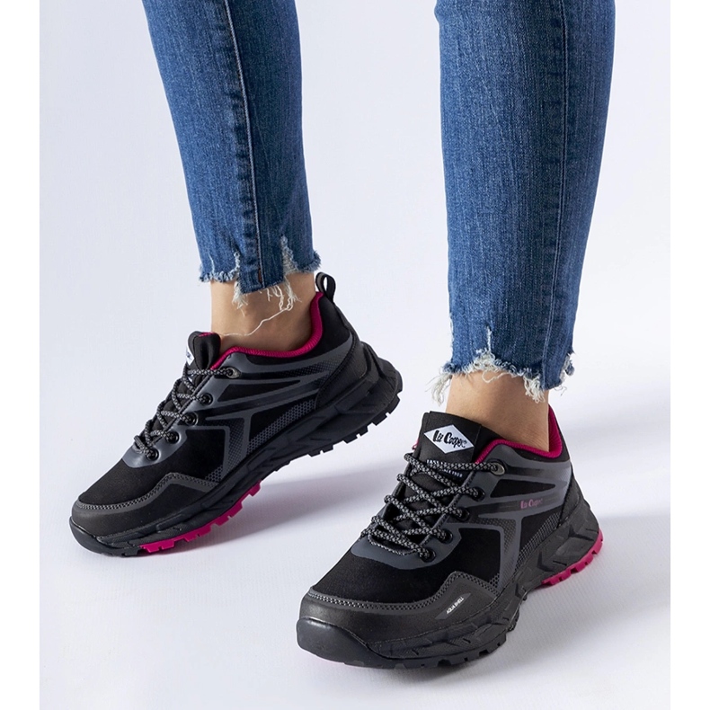 Scarpe da ginnastica nere Lee Cooper LCJ-22-01-1370L nero 1
