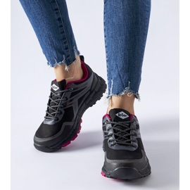 Scarpe da ginnastica nere Lee Cooper LCJ-22-01-1370L nero 2
