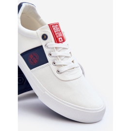 Sneakers in tessuto da uomo Big Star JJ174253 Bianco bianca 2