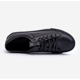 Sneakers da uomo in ecopelle nere Big Star JJ174234 nero 1