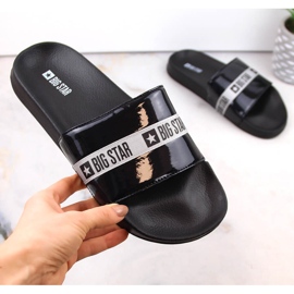 Infradito da donna in vernice nera Big Star GG274A007 nero 1