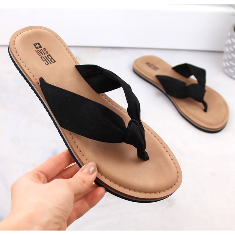 Infradito nere da donna Big Star LL274625 nero 1