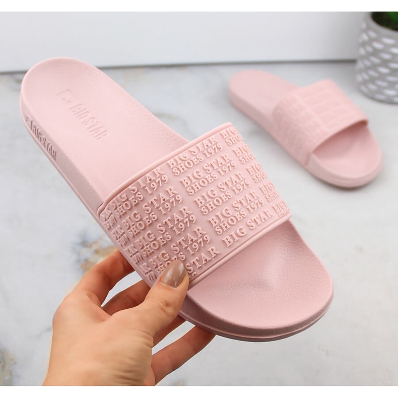 Infradito da piscina da spiaggia rosa da donna Big Star LL274A151 1