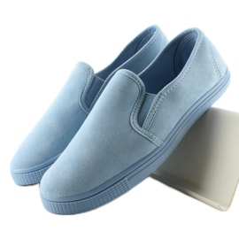 Sneakers slip-on morbide JX40P L. Blu 1
