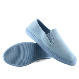 Sneakers slip-on morbide JX40P L. Blu 2
