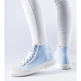 Sneakers alte blu di Pozzuolo 1