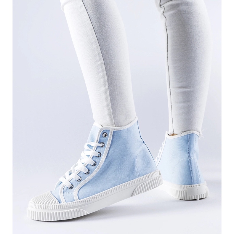 Sneakers alte blu di Pozzuolo 1