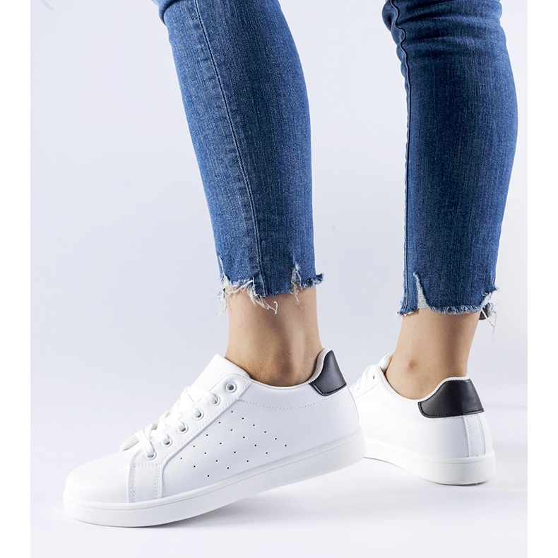 Scarpe da ginnastica Bourassa bianche e nere bianca 1