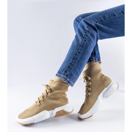 Sneakers alte Sanschagrin beige scuro 1