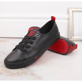 Low-top in ecopelle nera Big Star GG274007 nero 1