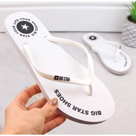 Infradito piatte bianche Big Star LL274795 bianco 1