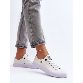 Sneakers Basse Classiche da Donna Big Star AA274010 Bianche bianco 1
