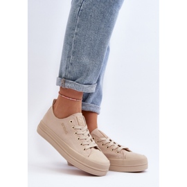 Sneakers Staneva in Tessuto Beige da Donna 2