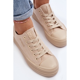 Sneakers Staneva in Tessuto Beige da Donna 1