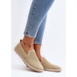 Espadrillas slip-on da donna Harmonie beige 2