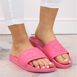 Ciabatte da spiaggia da donna rosa Big Star HH274A039 1