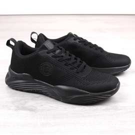 Scarpe sportive da uomo nere Big Star LL174248 nero 1