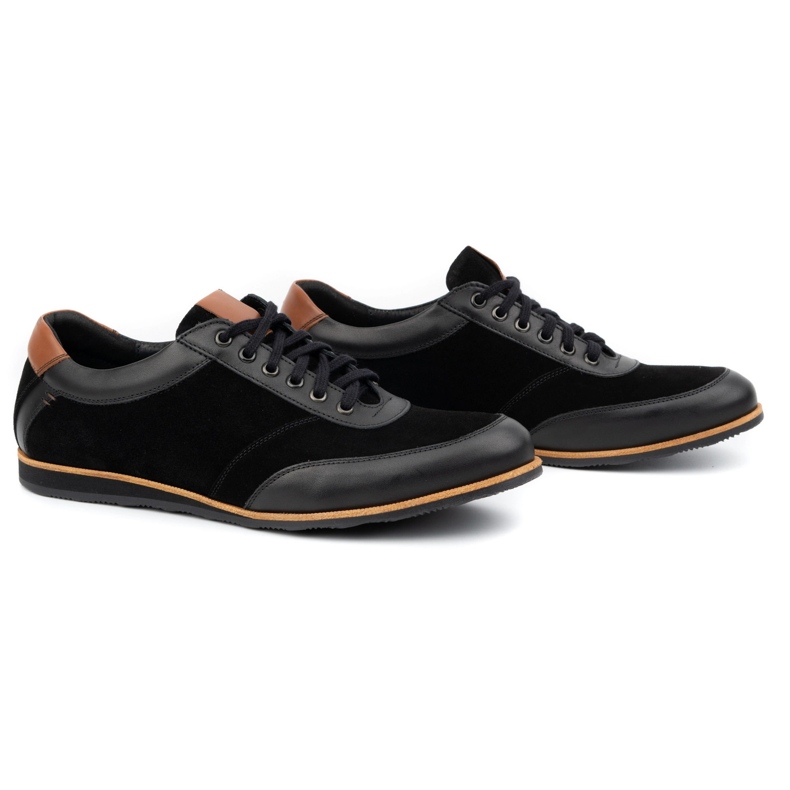 Olivier Scarpe da uomo in pelle 7007KB nere nero 2