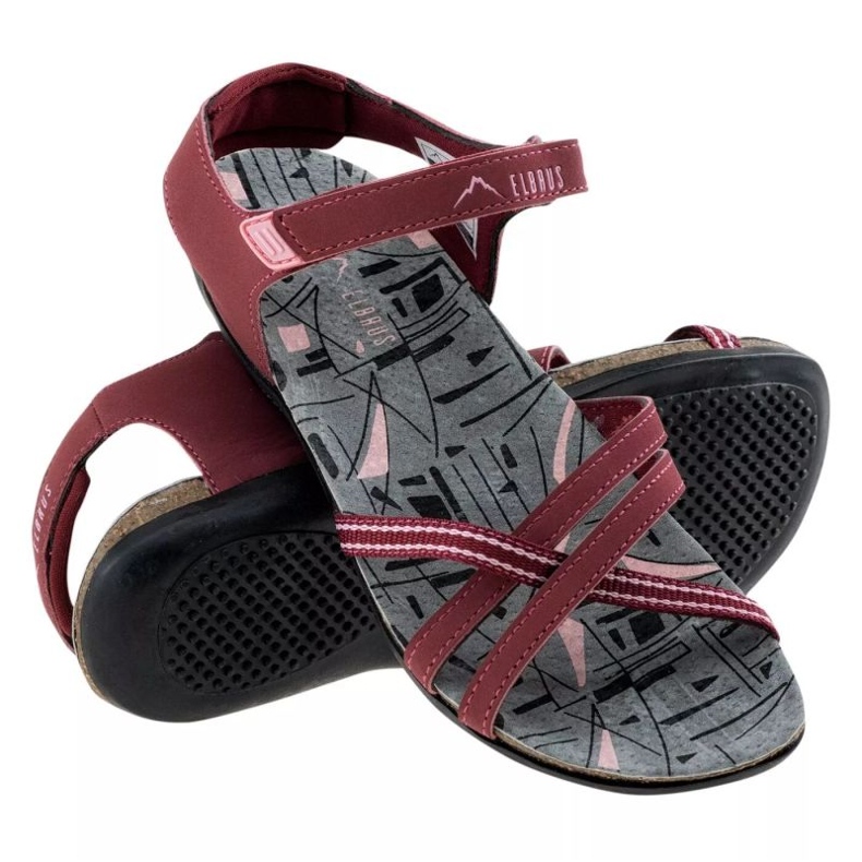 Sandali Elbrus Lavera W 92800224780 rosso 1
